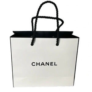CHANEL Shopping Bag Perfume Size Paper Designer Authentic Mini
